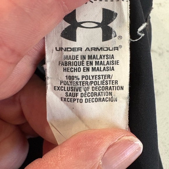 Under Armour Men's Heat Gear Short Sleeve Black Shirt Size XL - Picture 6 of 6